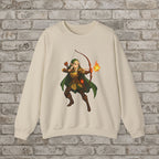 Elf Flame Archer: Anime Fantasy Sweatshirt