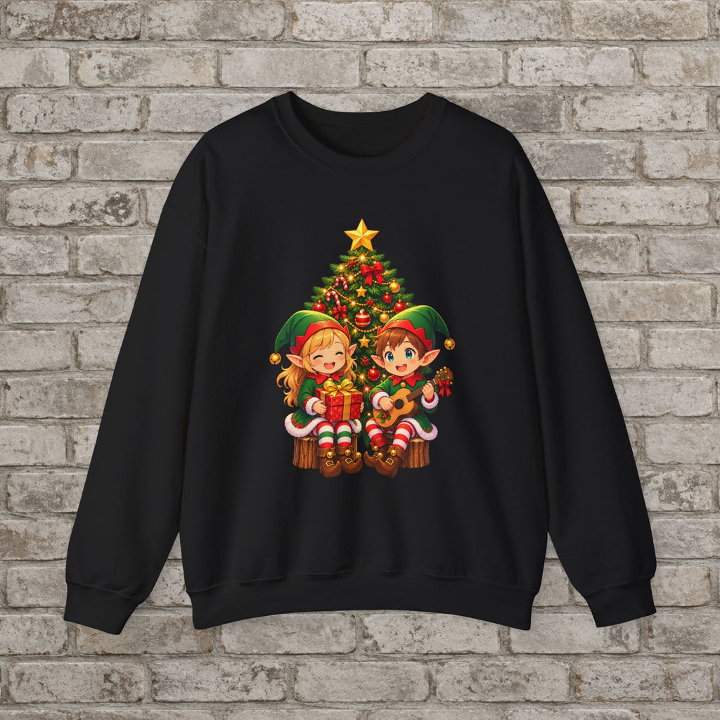 Christmas Elf Duo Anime Sweatshirt