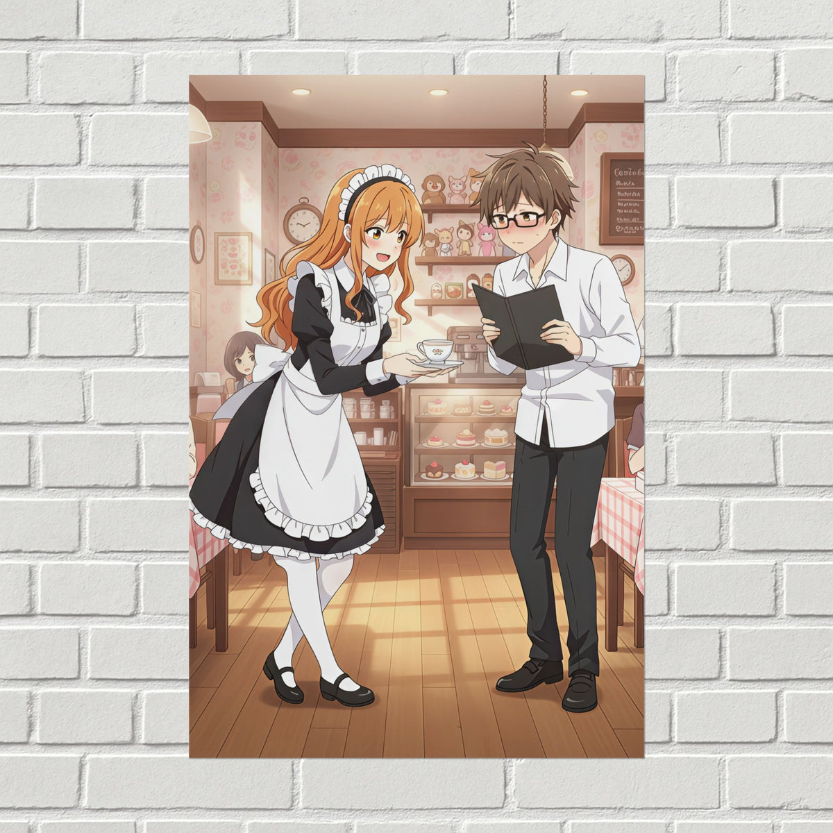 Maid Café Romance Anime Poster