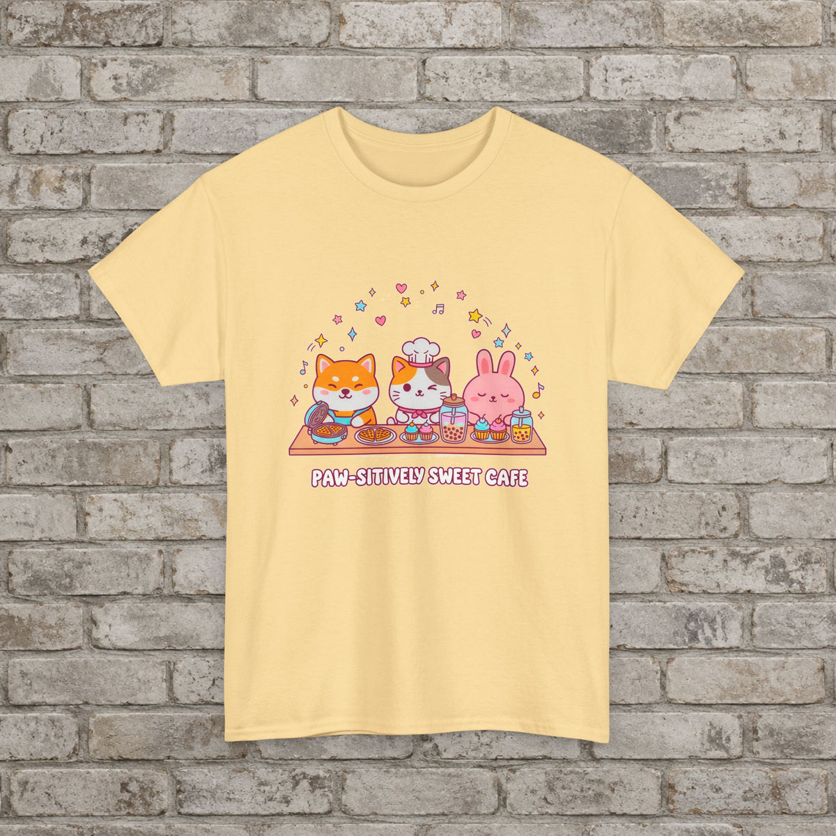Kawaii Paw-sitively Sweet Café T-Shirt