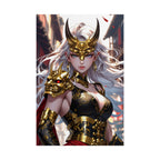Oni Demon Queen Anime Poster – Dark Fantasy Pin Up Wall Art