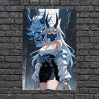 Ice Oni Girl Poster