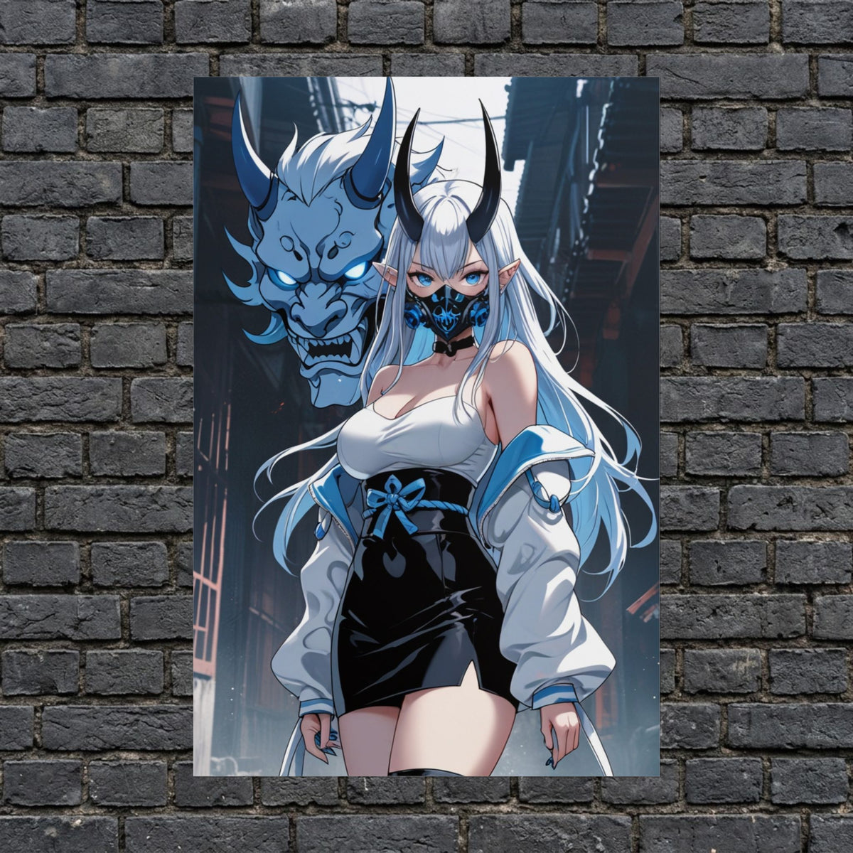 Ice Oni Girl Poster