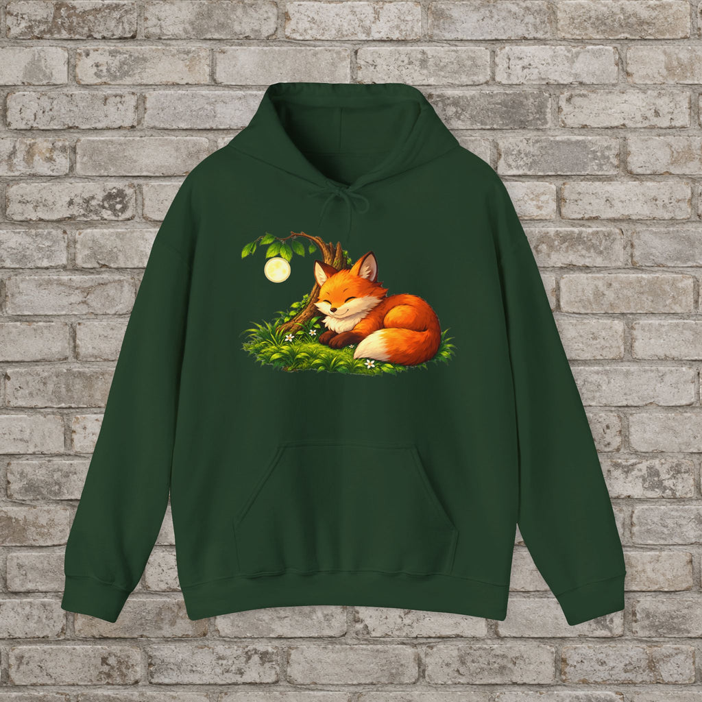 Sleeping Fox Anime Nature Hoodie