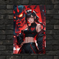 Queen of the Oni Masks Poster