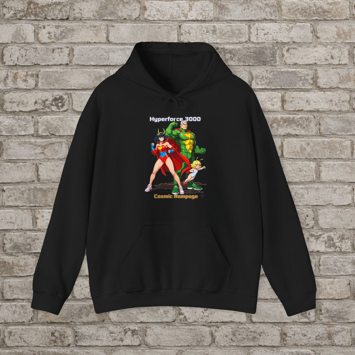 Hyperforce 3000 Cosmic Rampage Anime Hoodie