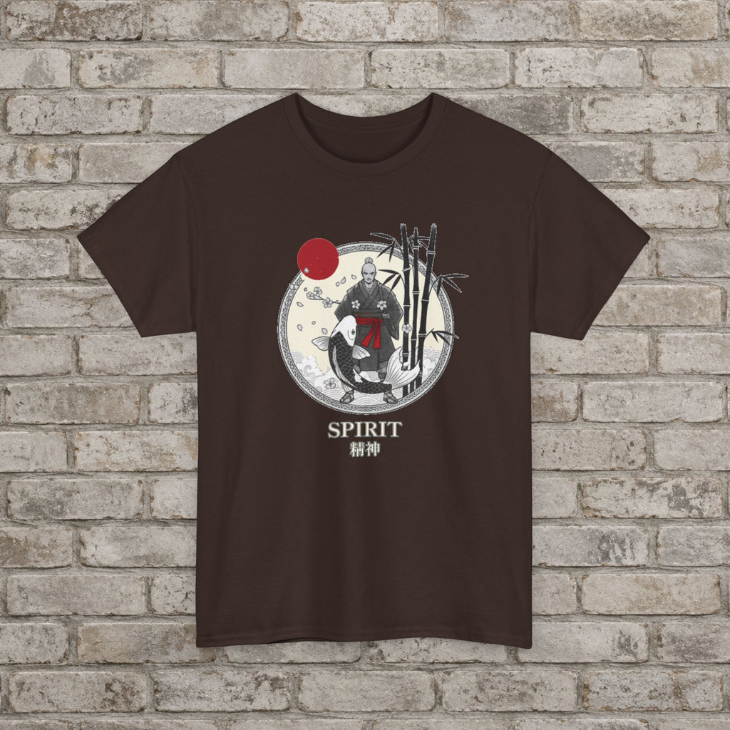 Spirit Japanese Anime Zen Warrior T-Shirt
