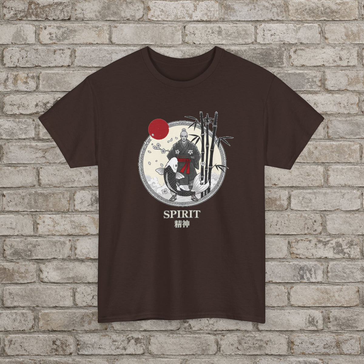 Spirit Japanese Anime Zen Warrior T-Shirt