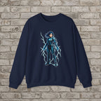 Stormforged: Lightning Warrior Anime Sweatshirt