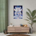 Lyria Solara Poster Anime Wall Art Celestial Goddess Decor Magical Girl Room Aesthetic