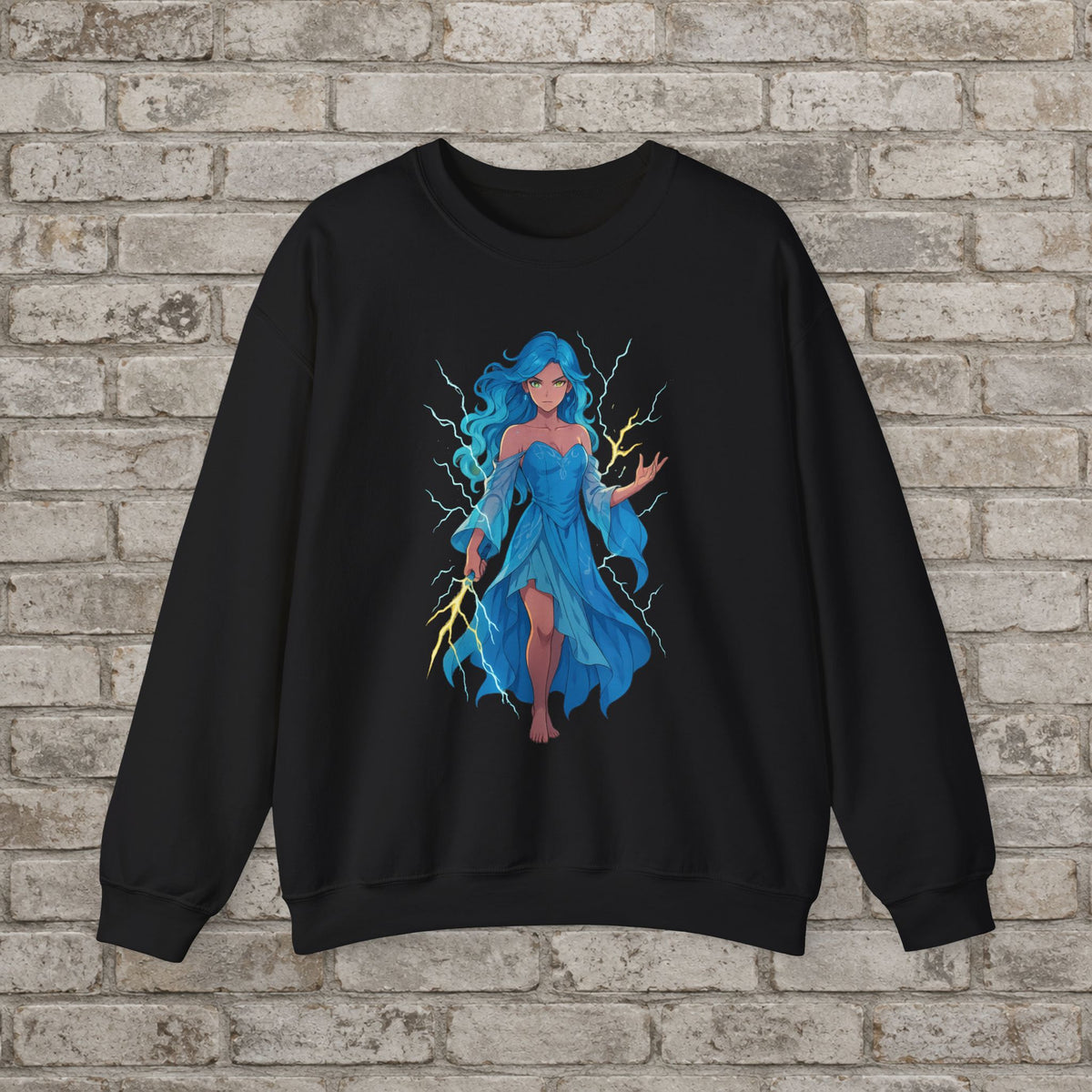 Stormcaller: Lightning Mage Anime Sweatshirt