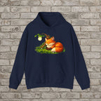 Sleeping Fox Anime Nature Hoodie
