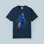 Epic Anime Elf T‑Shirt – Glowing Blue Rogue Hero Design – Fantasy Anime Streetwear Shirt for Gamers & Fans