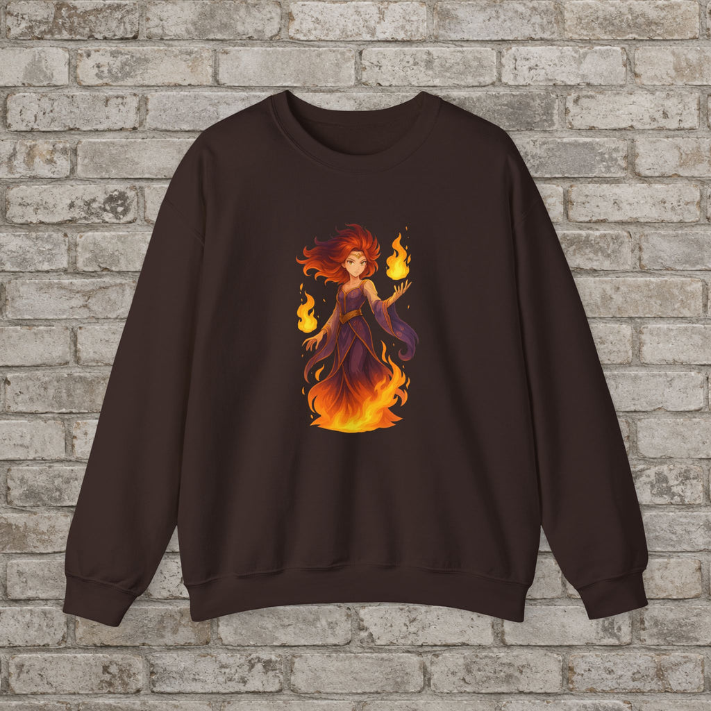Ember Mage: Anime Fantasy Sweatshirt