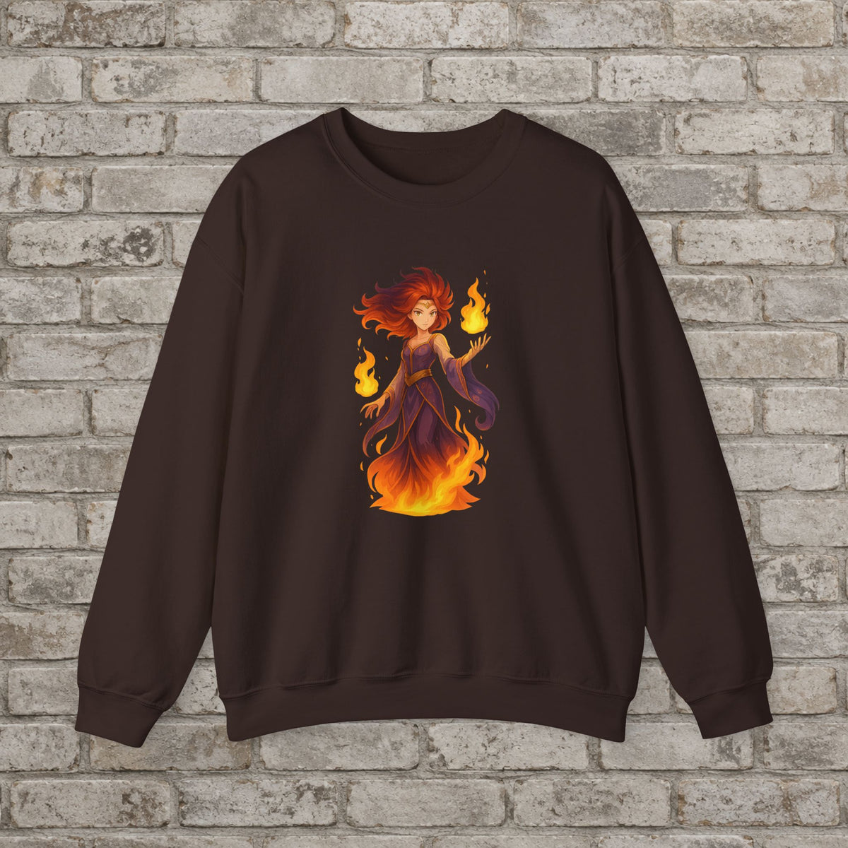 Ember Mage: Anime Fantasy Sweatshirt