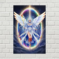 Lyria Solara Celestial Serenity Poster