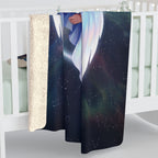 Lyria Solara Anime Sherpa Blanket Celestial Angel Soft Cozy Throw Fantasy Goddess Bedding Gift