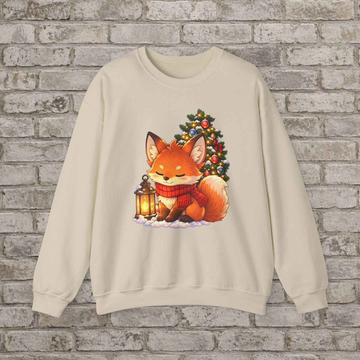 Cozy Christmas Fox Sweatshirt