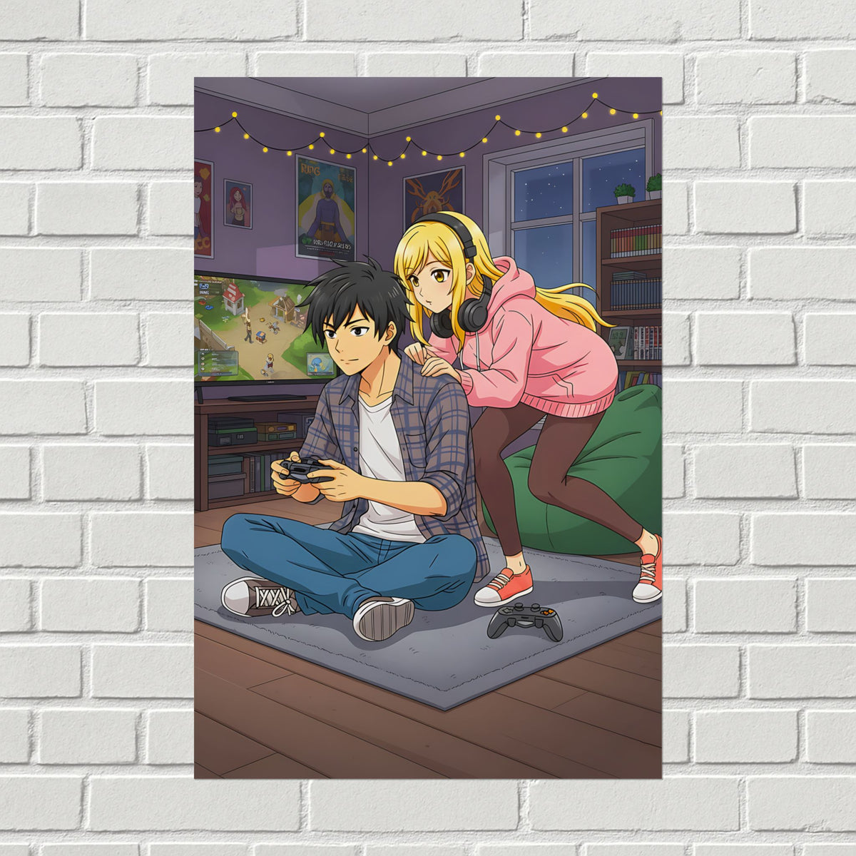 Cozy Gamers Anime Poster
