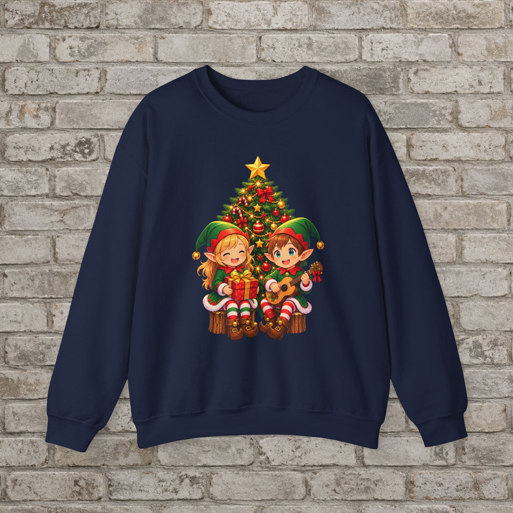 Christmas Elf Duo Anime Sweatshirt