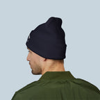 Epic Anime Embroidered Cuffed Beanie — Otaku Mode Knit Hat