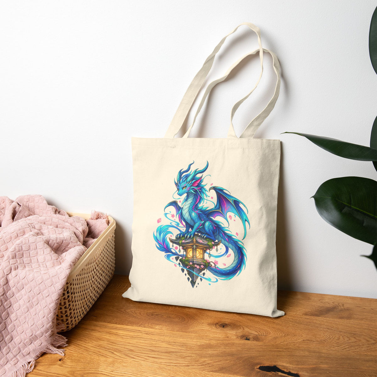 Celestial Dragon Tote Bag Cute