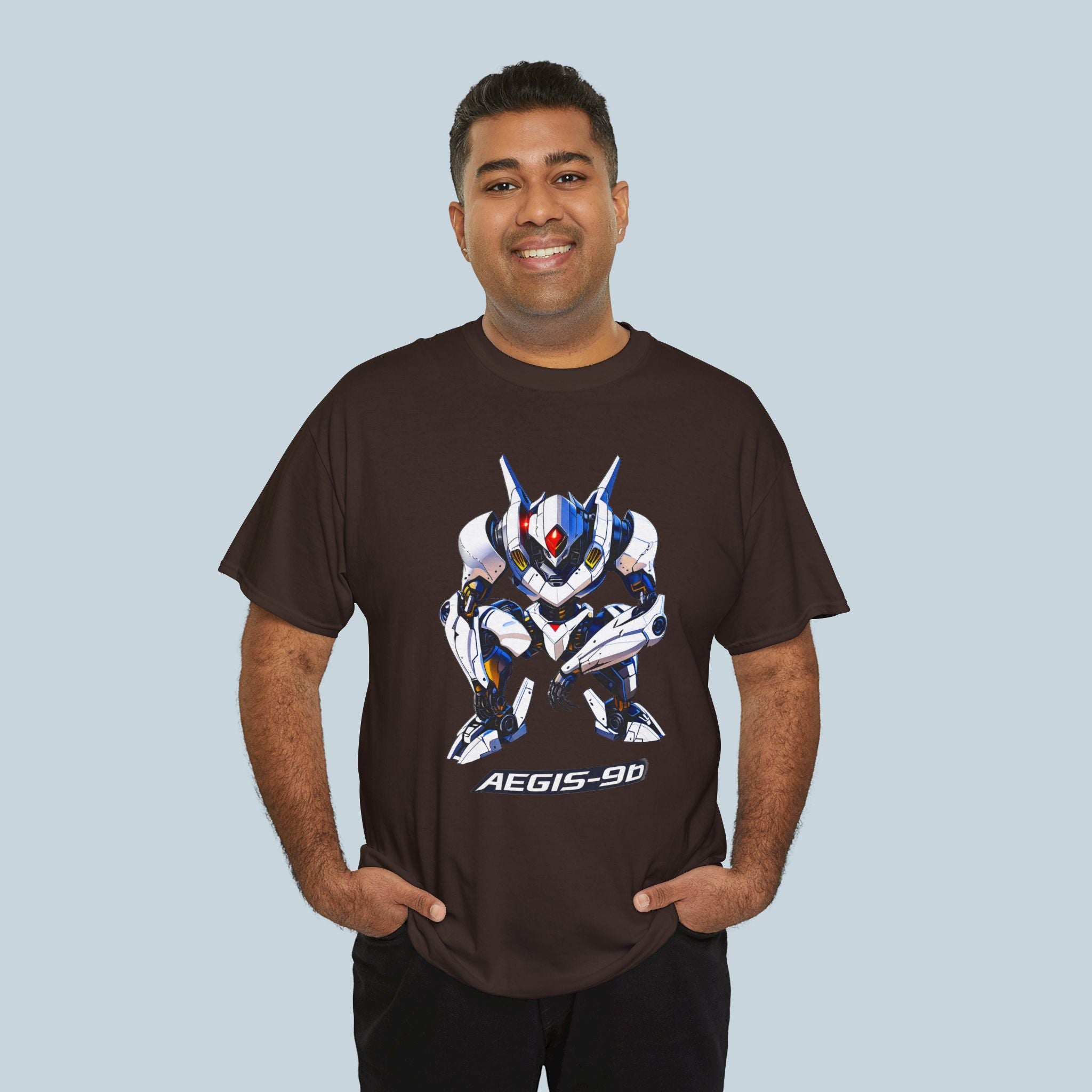 Aegis-9b Mech Anime T-Shirt Sci-Fi Robot Streetwear Graphic Tee