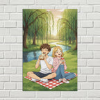 Riverside Picnic Anime Poster