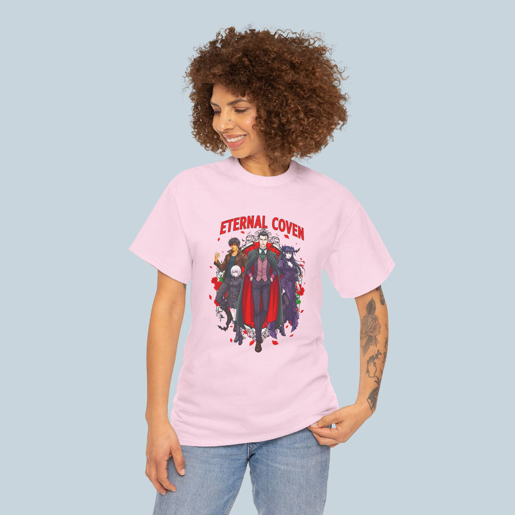 Eternal Coven Anime T Shirt Gothic Vampire Coven Dark Fantasy Tee