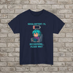 Anime Social Battery Introvert T-Shirt