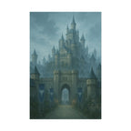 Castle Draven Poster Dark Fantasy Castle Wall Art Medieval Kingdom Gothic Aesthetic Moody Anime Inspired Decor Gift