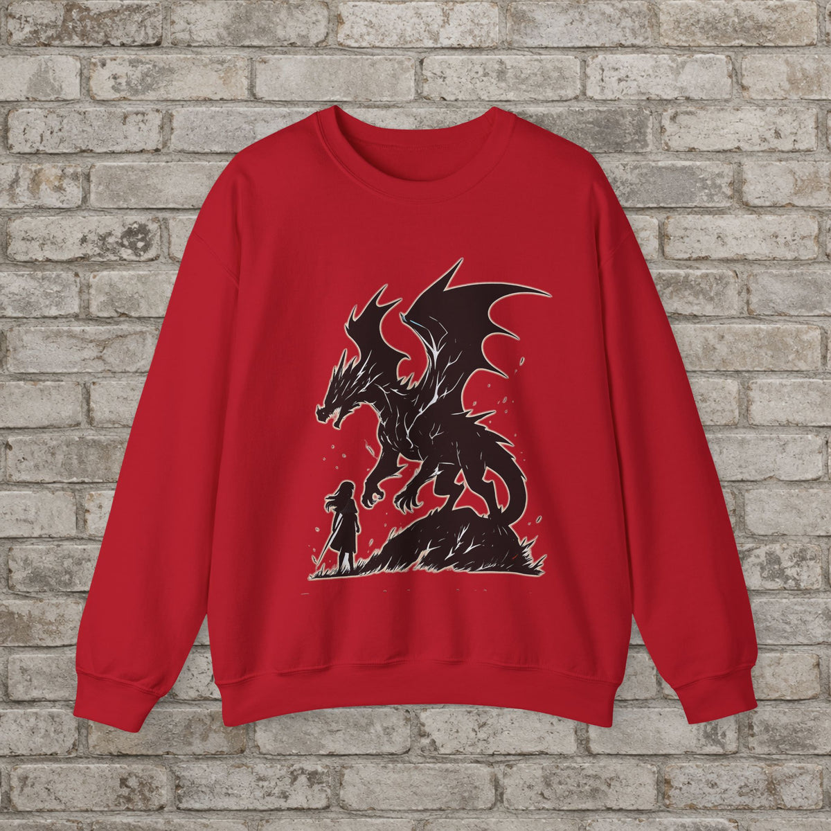 Dragon & Guardian Anime Fantasy Sweatshirt