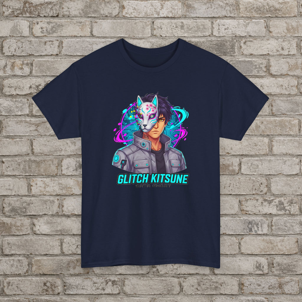 Glitch Kitsune Anime T-Shirt