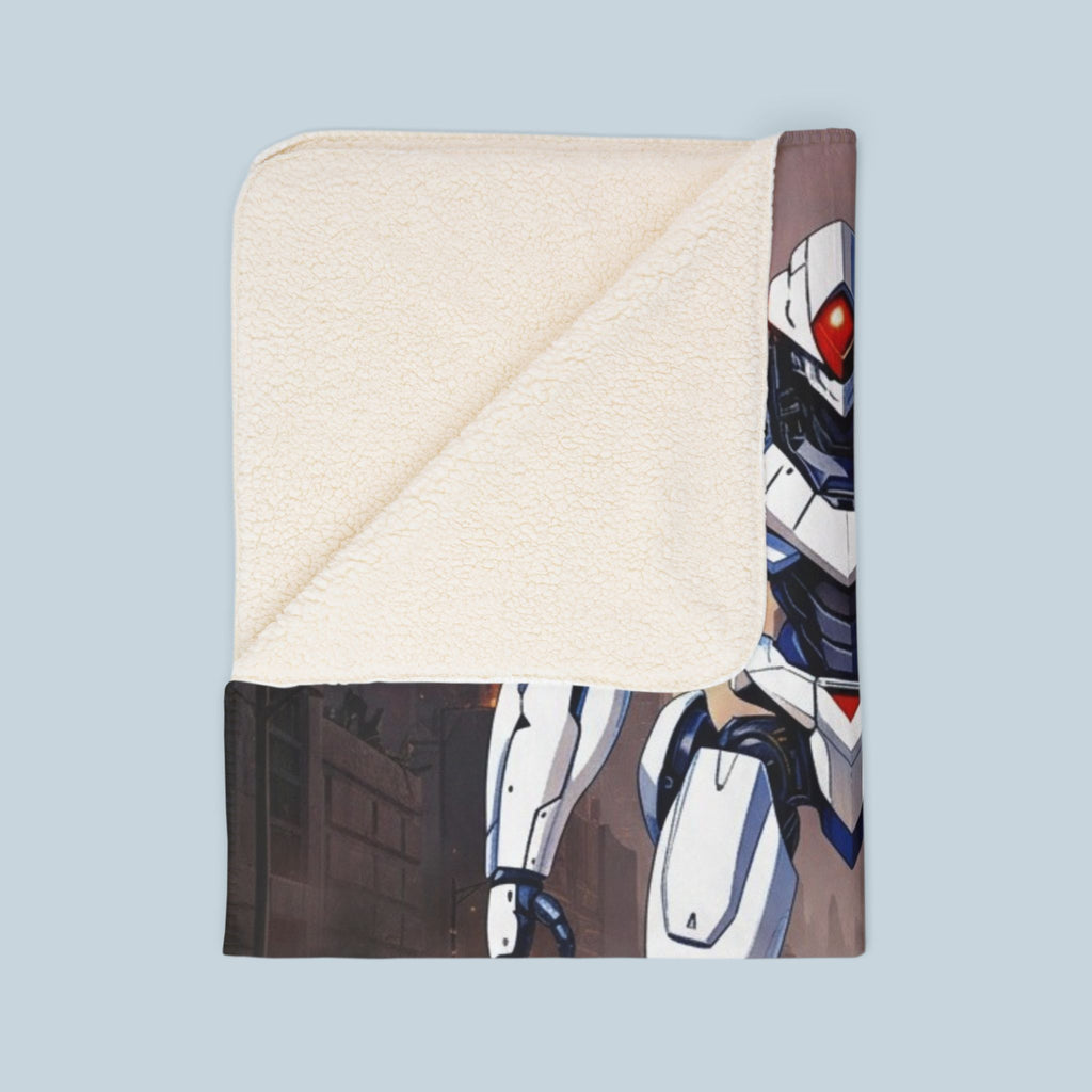 Aegis-9b Sherpa Blanket Anime Mech Sci-Fi Robot Futuristic Battle Throw