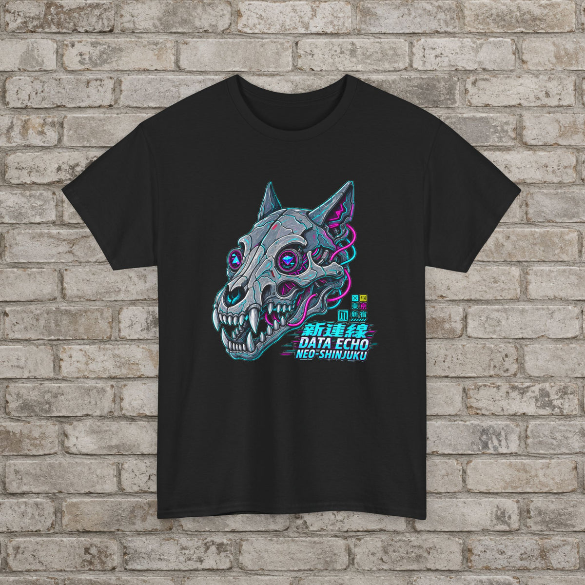 Data Echo Cyberpunk Anime T-Shirt