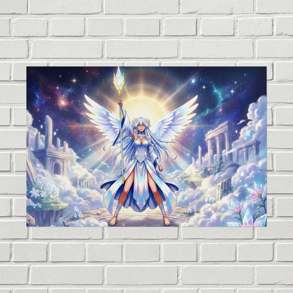 Lyria Solara Celestial Sovereign Poster