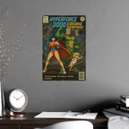 Hyperforce 3000 Anime Poster Cosmic Rampage Retro Comic Poster Art | Sci-Fi Wall Decor for Gamers and Collectors