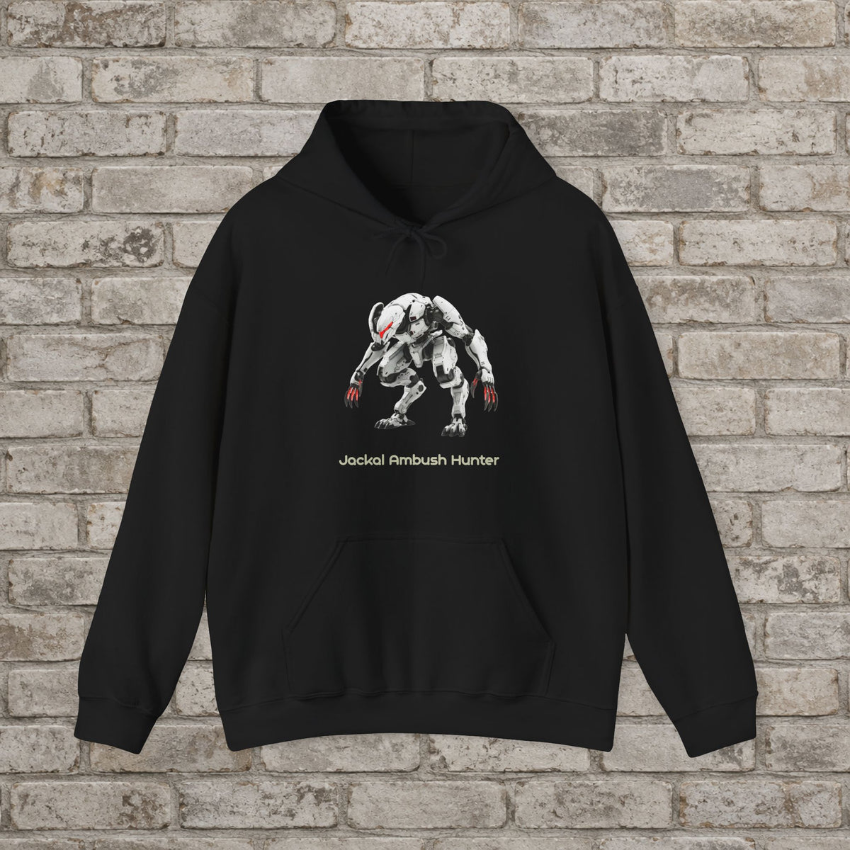 Jackal Ambush Hunter Mecha Anime Hoodie