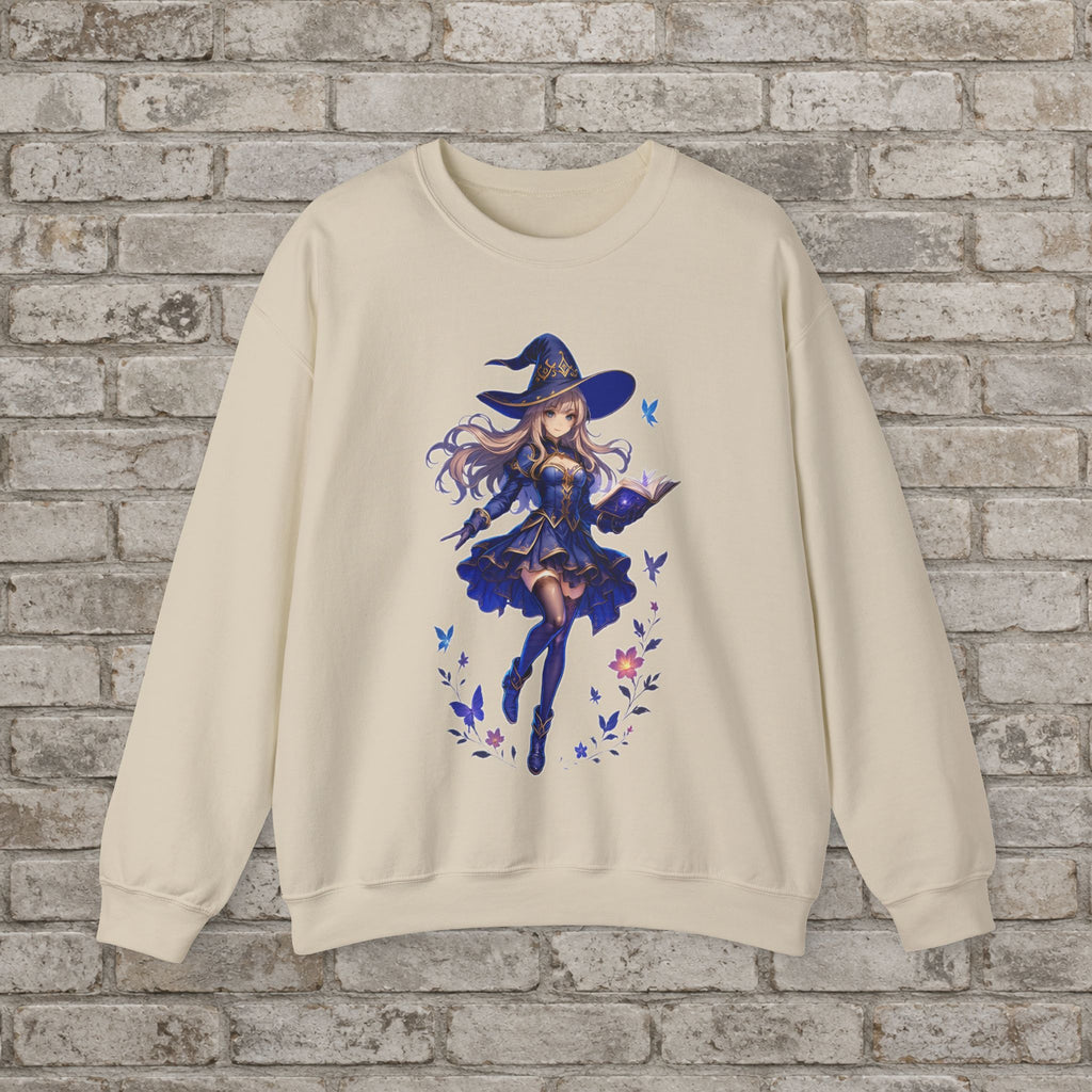Spellbound Witch: Anime Magic Sweatshirt