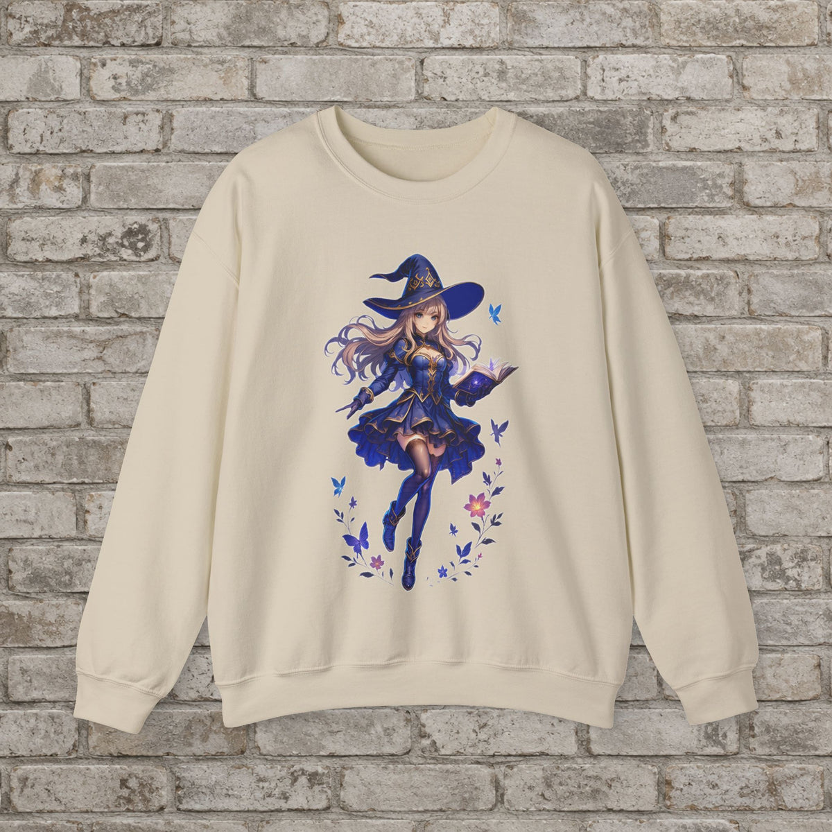 Spellbound Witch: Anime Magic Sweatshirt