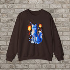 Blue Spirit Fox Anime Sweatshirt