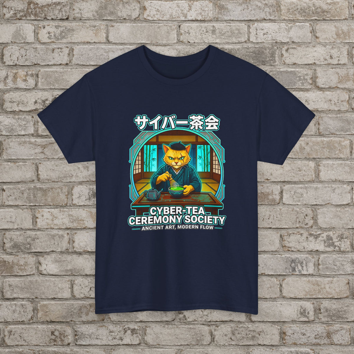 Cyber Tea Ceremony Anime T-Shirt