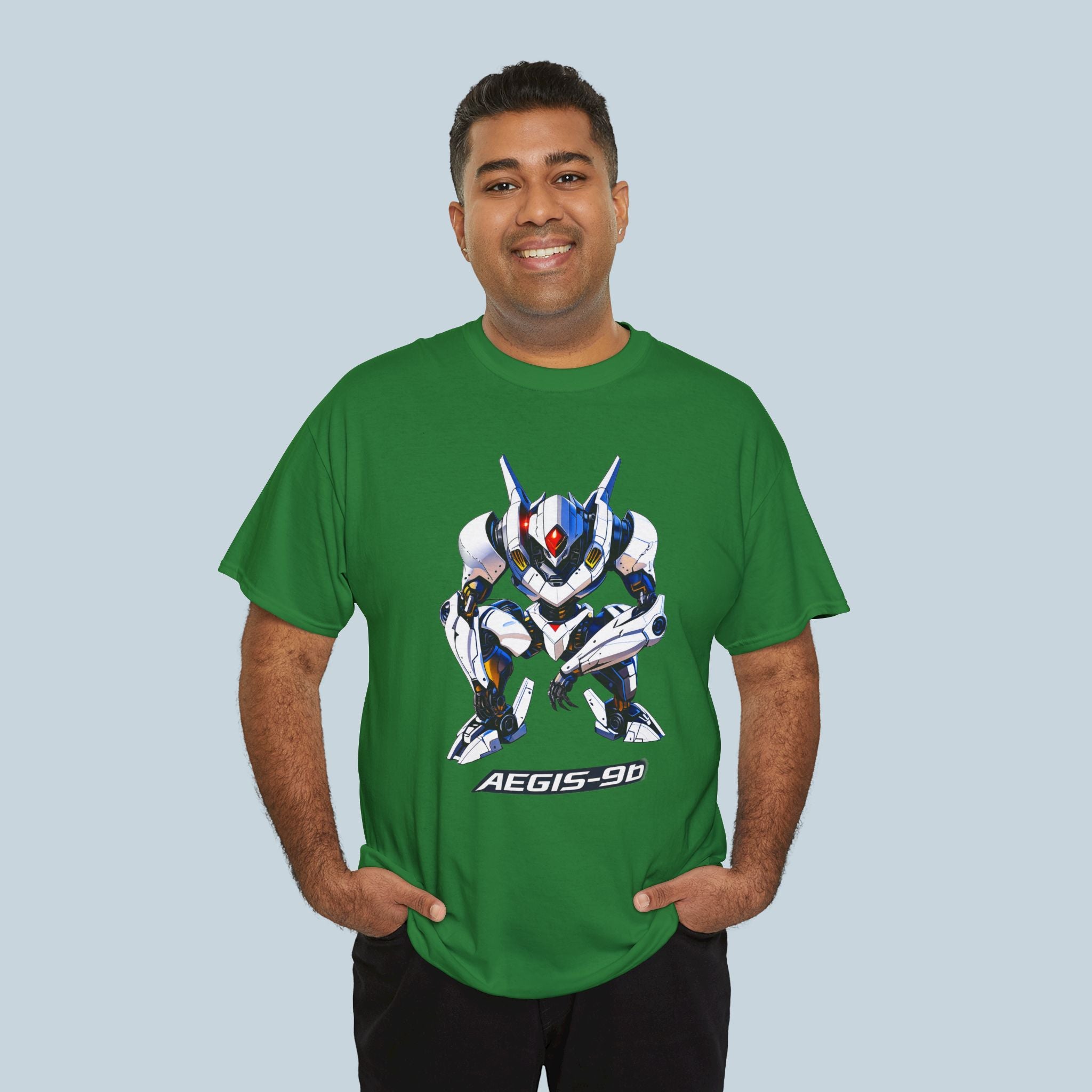 Aegis-9b Mech Anime T-Shirt Sci-Fi Robot Streetwear Graphic Tee