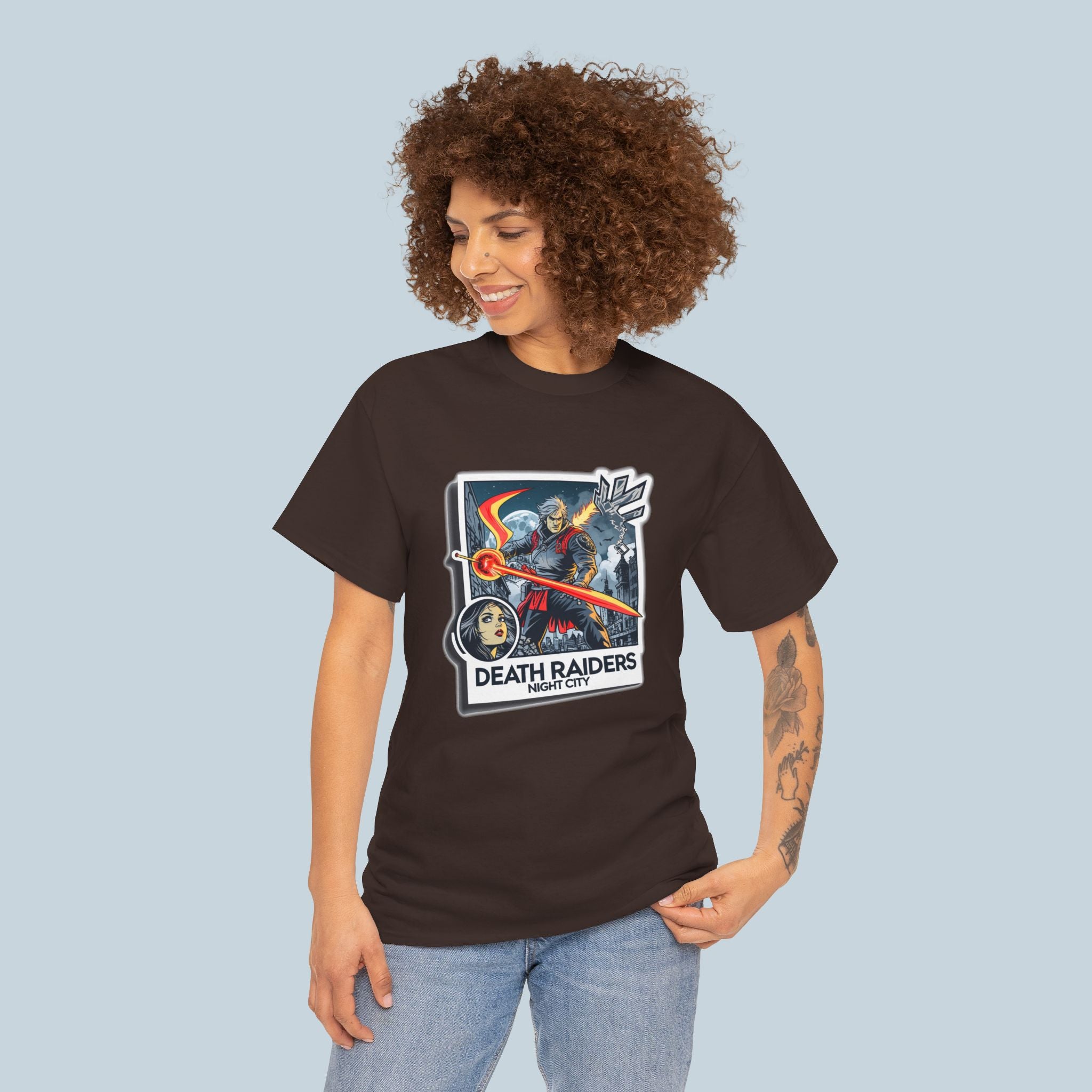 Death Raiders Anime T Shirt  Raider Streetwear Graphic Tee