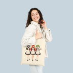 Anime Maid Girl Tote Bag Cute Japanese Waitress Design Funny Otaku Gift for Anime Fans and Conventions