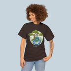 Harmony Anime T Shirt Zen Nature Koi Bonsai Japanese Aesthetic Calm Anime Streetwear Tee