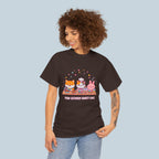 Kawaii Sushi Cats T-Shirt — "Sushi-Birthday Sweet Cafe" Graphic Tee