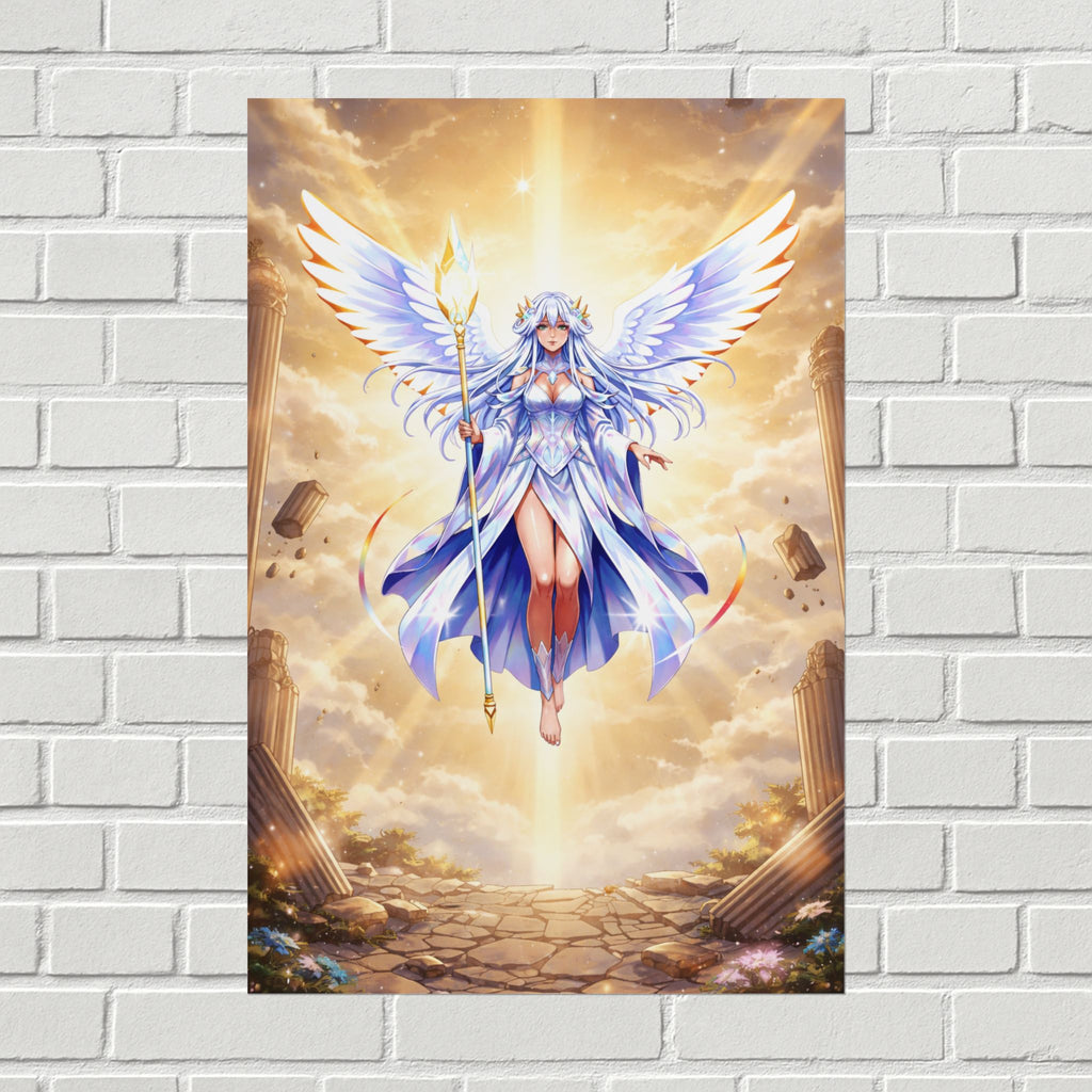 Lyria Solara Golden Ascension Poster