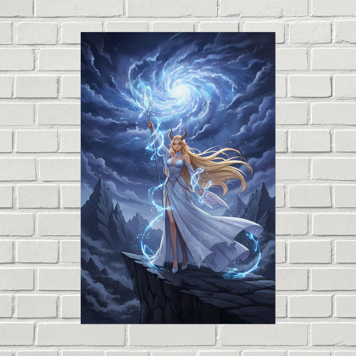 Elowyn Starlight Anime Fantasy Poster