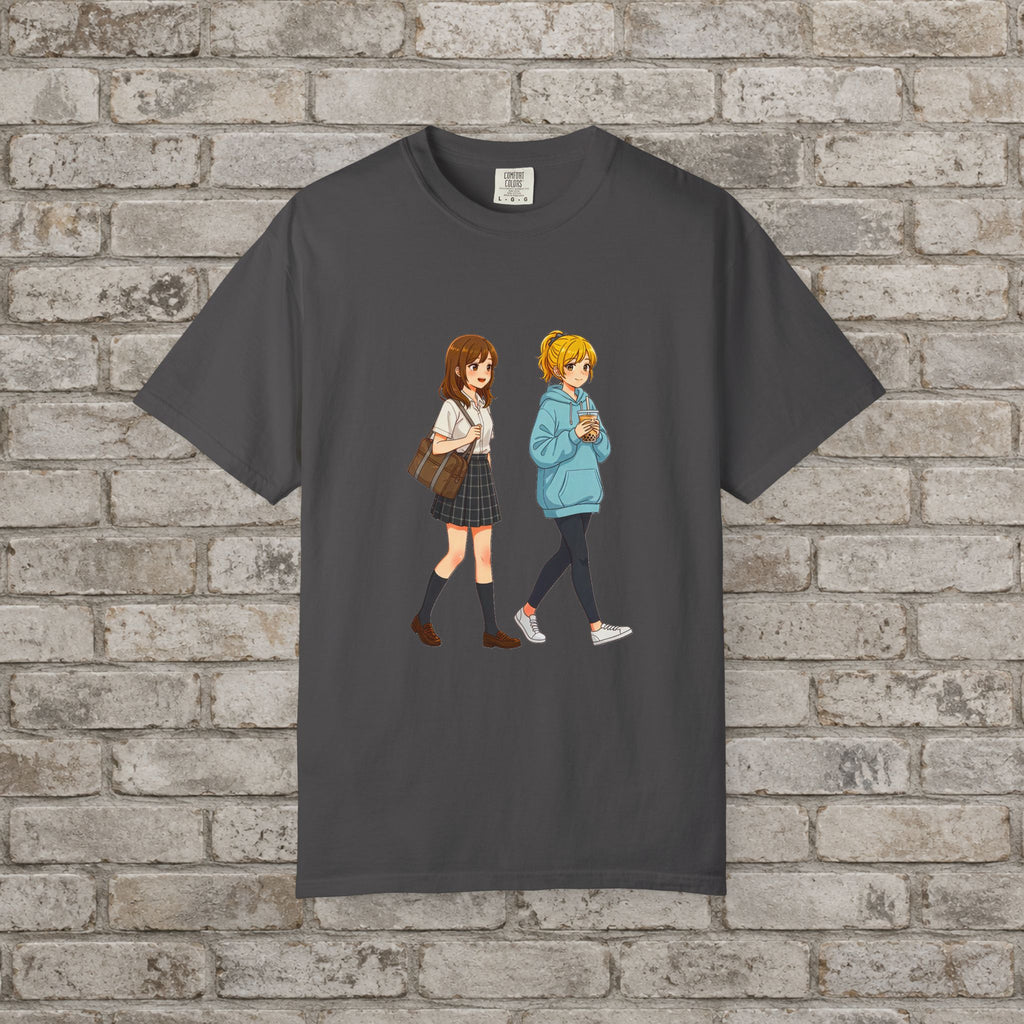 School Friends Anime T-Shirt Cozy Slice of Life Graphic Tee